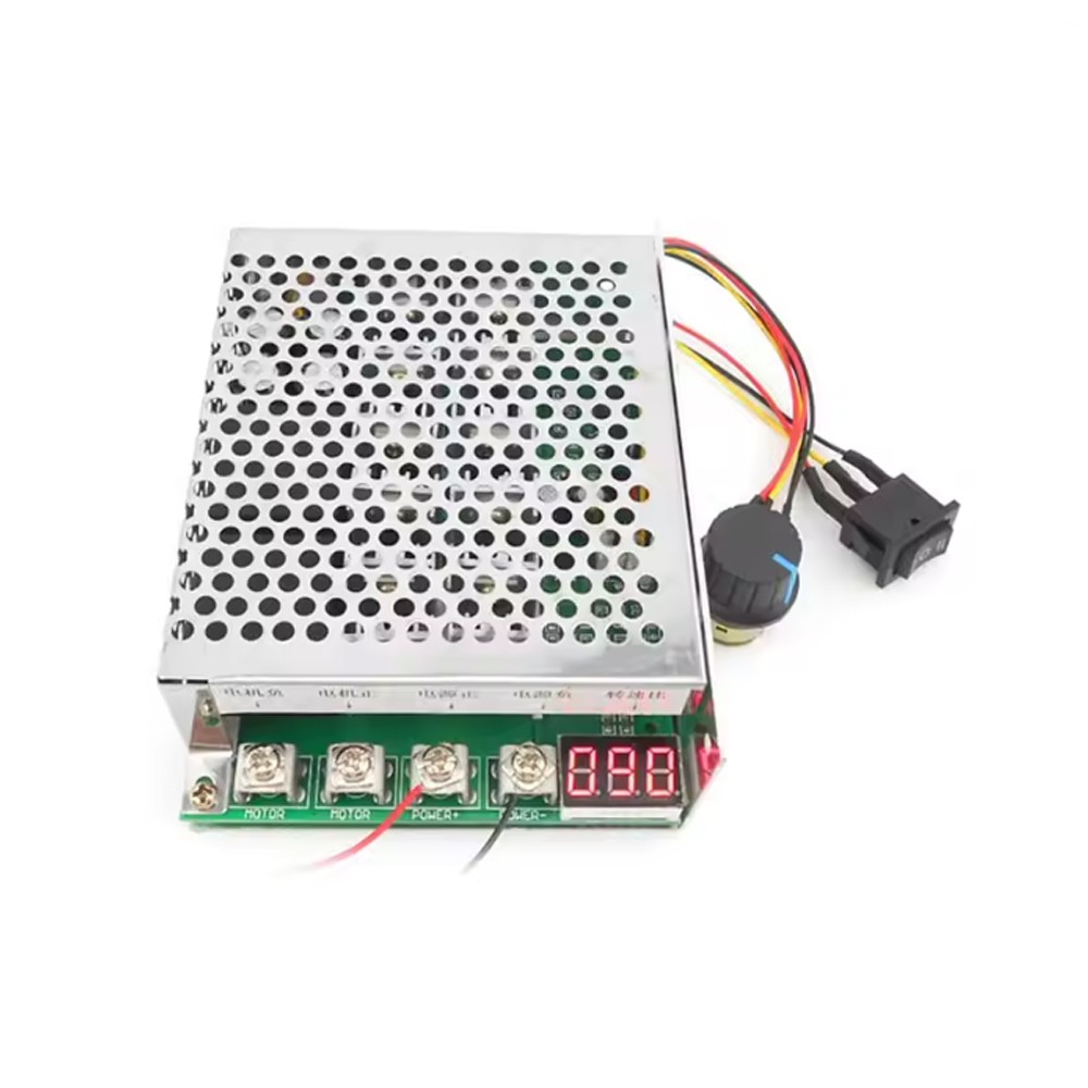 40A PWM Speed Controller DC Motor Digital Display Adjustable Drive Module Input