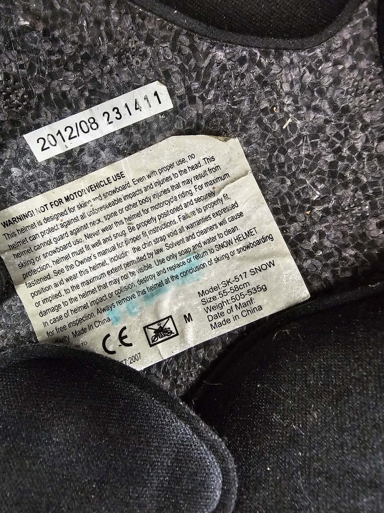 Demon Snowboard Helmet With Demon Brain Teaser Audio Medium
