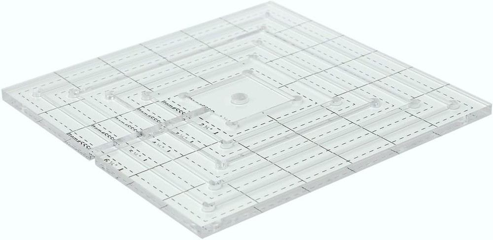 HONEYSEW 6Size Acrylic Patchwork Quilting Template Ruler Square Longarm