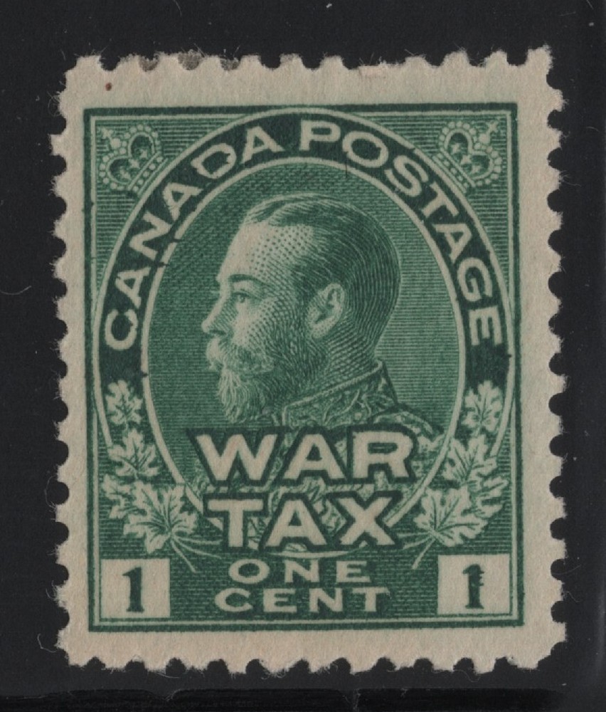MR1 WAR TAX Canada mint RE-ENTRY, not listed
