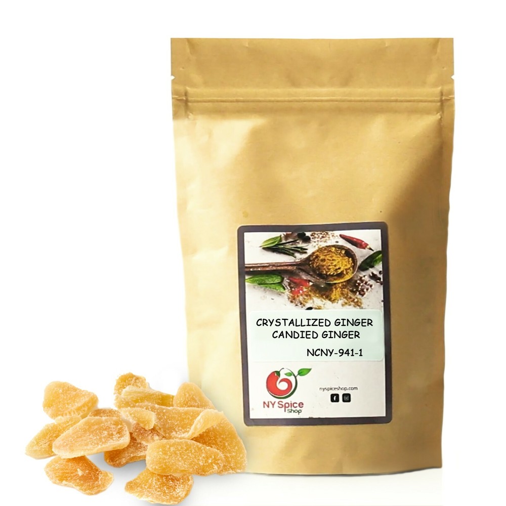 Crystallized Ginger Dehydrated Kosher Candied Sugar Slices Dried