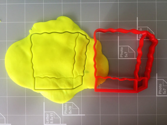 Sponge Cookie Cutter - Available in 2 Sizes