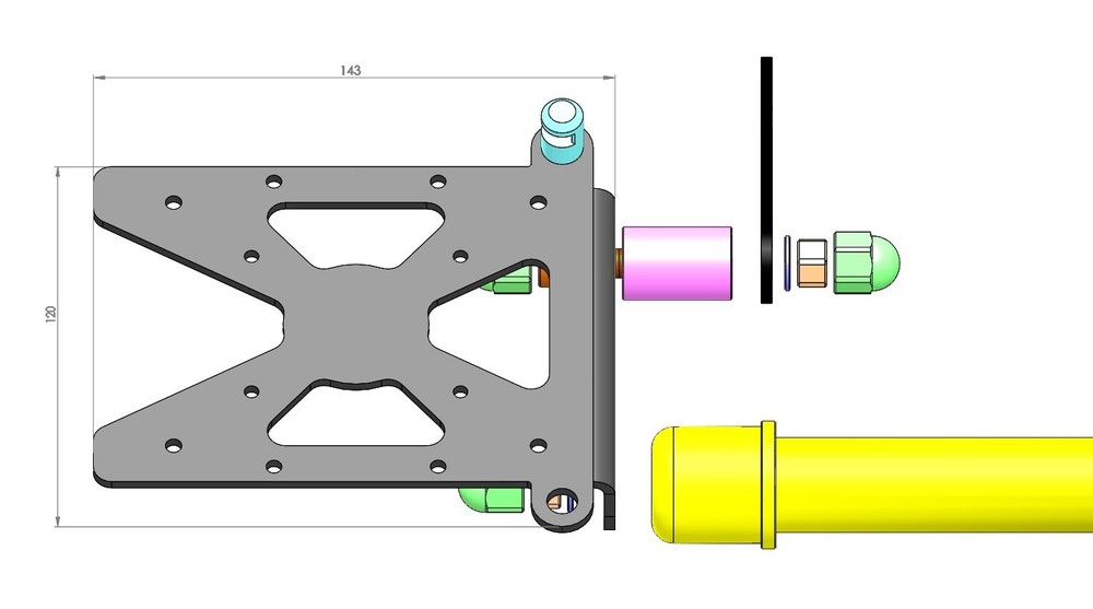 Side Mount License Plate Bracket For HARLEY-DAVIDSON FXSB BREAKOUT 103