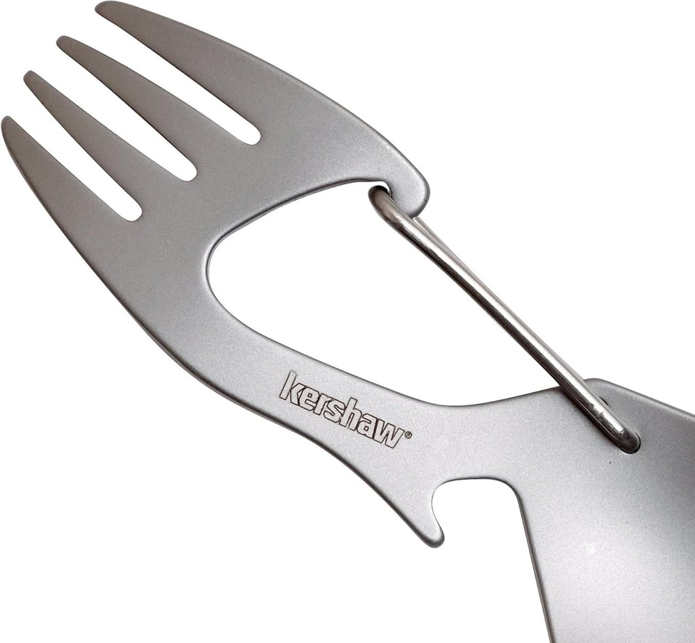 Kershaw Ration 1140X Spoon and Fork Tool Bead Blast Stainless Steel