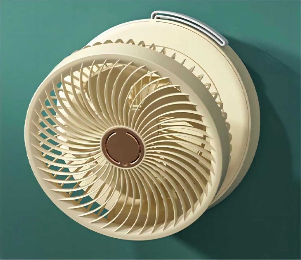 USB Rechargeable Cordless Fan with Remote Auto Oscillation Aroma Diffuser Night