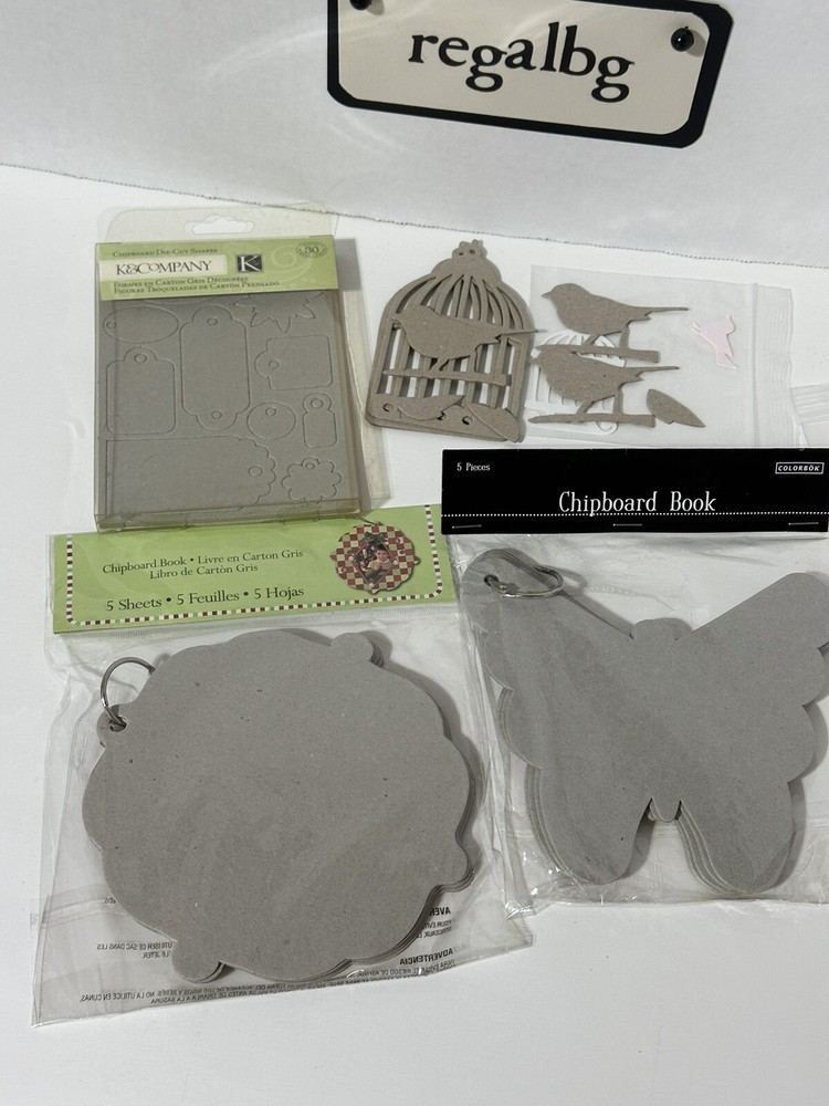 Chipboard cutouts various designs - see pictures