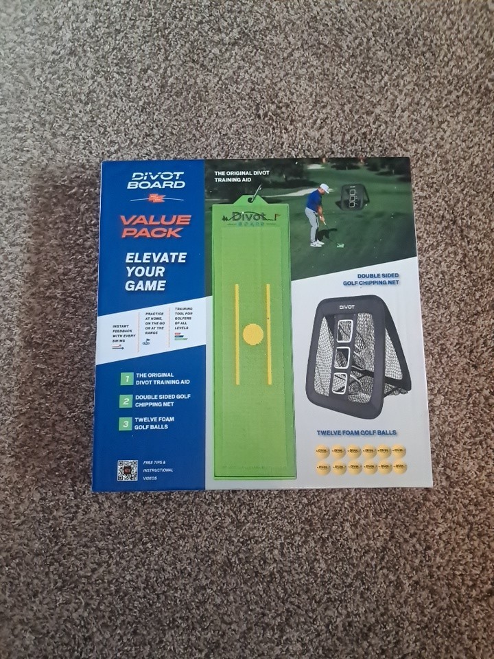 Divot Board Value Pack. Golf Tool Board Net Balls New Open Box