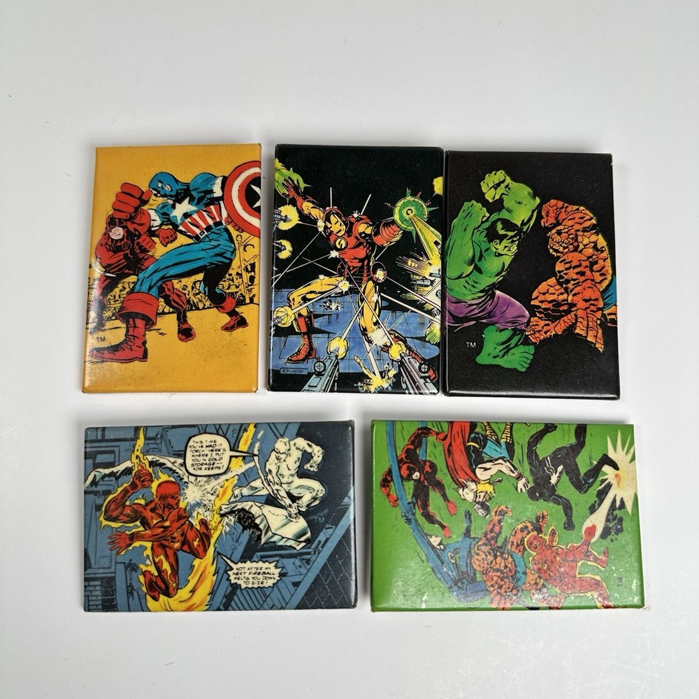 Vintage 80s Marvel Comics Collectible Pins