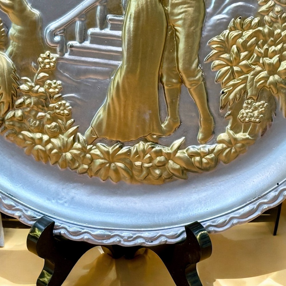 Couples Decorative Plate Mold For Resin