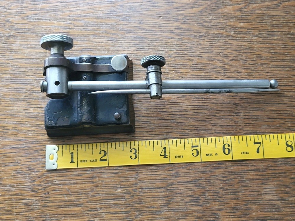 Universal Surface Gage w/7 1/2" Starrett Marked Spindle, 6" Scribe & Snug