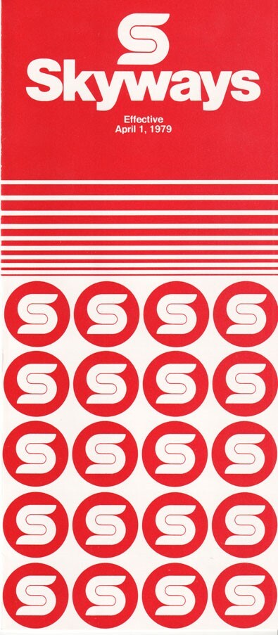 Skyways timetable 1979/04/01