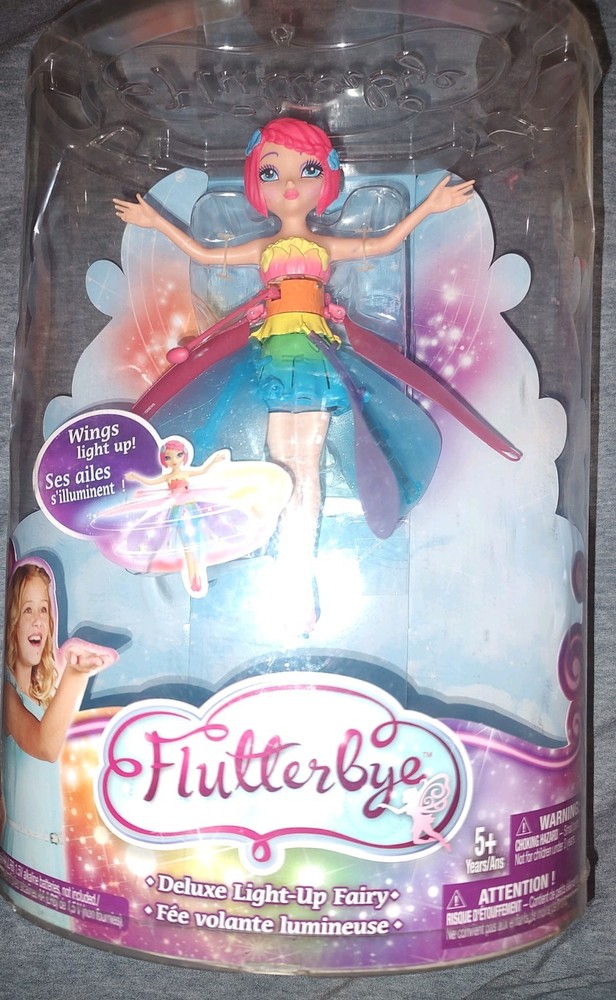 Spin Master Flutterbye Deluxe Light-Up Fairy New In Box