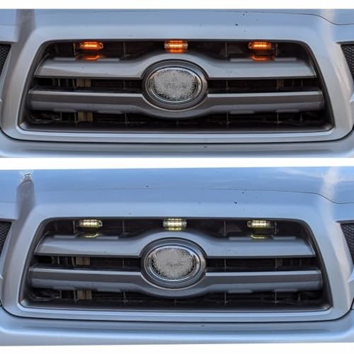 Dual Colour Led (Amber & White) Grille Light (3 Light Pro Pack)