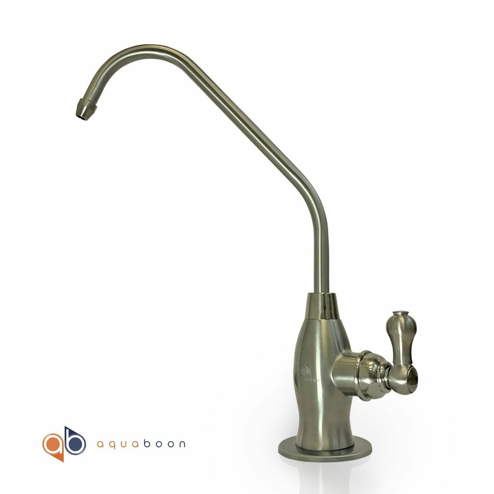 Aquaboon 1 Handle Kitchen Classic Brushed Nickel Finished RO faucet