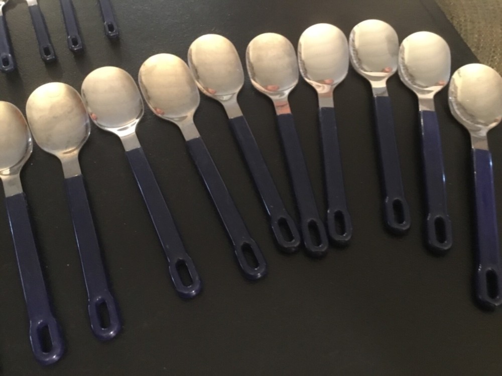 Flatware Mixed Lot of Blue Handled Ones