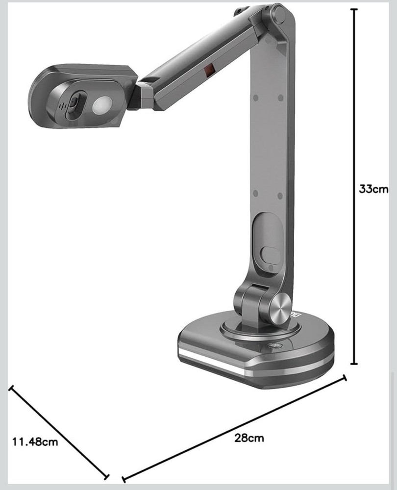Joyusing V500s 8MP USB Document Camera Visualiser with Mic for Mac Windows