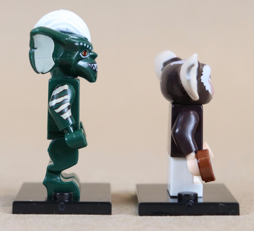 Gremlins Gizmo and Stripe Custom Pad Printed Minifigures