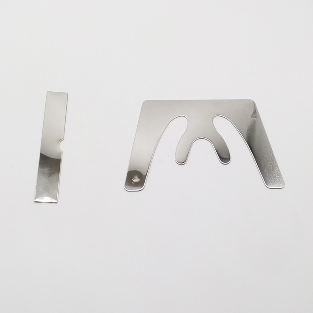 2 Pcs Stainless Steel Plate Fox Plane