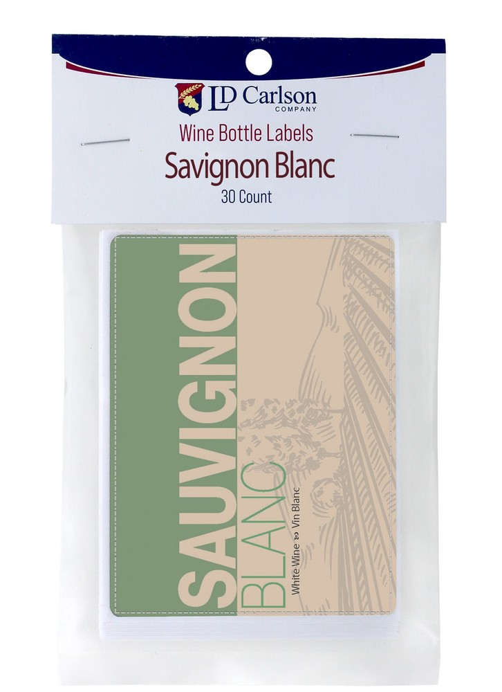 Sauvignon Blanc Self Adhesive Wine Labels 30 count