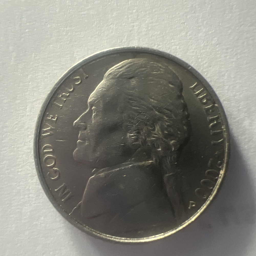 2 Sided Double Headed Nickel Front &Back both Heads 2 Different Years 2000/1982