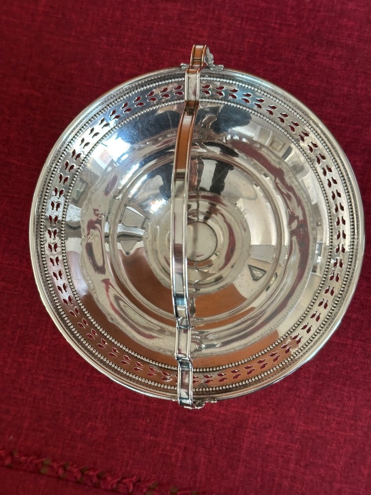 Antique El-Sil-Co Sterling Silver 2701 Cemented Base Compote