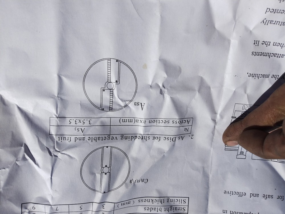 ELECTRIC FRUIT VEGETABLE CUTTER 5 DISC MODEL MFC-30