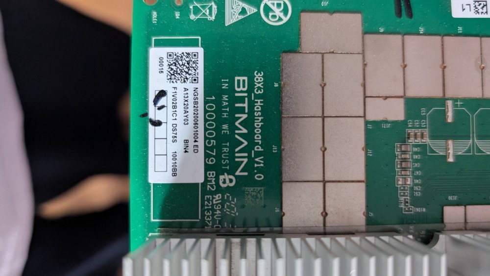 Bitmain S19 Pro Hashboard – As Is – not hashing