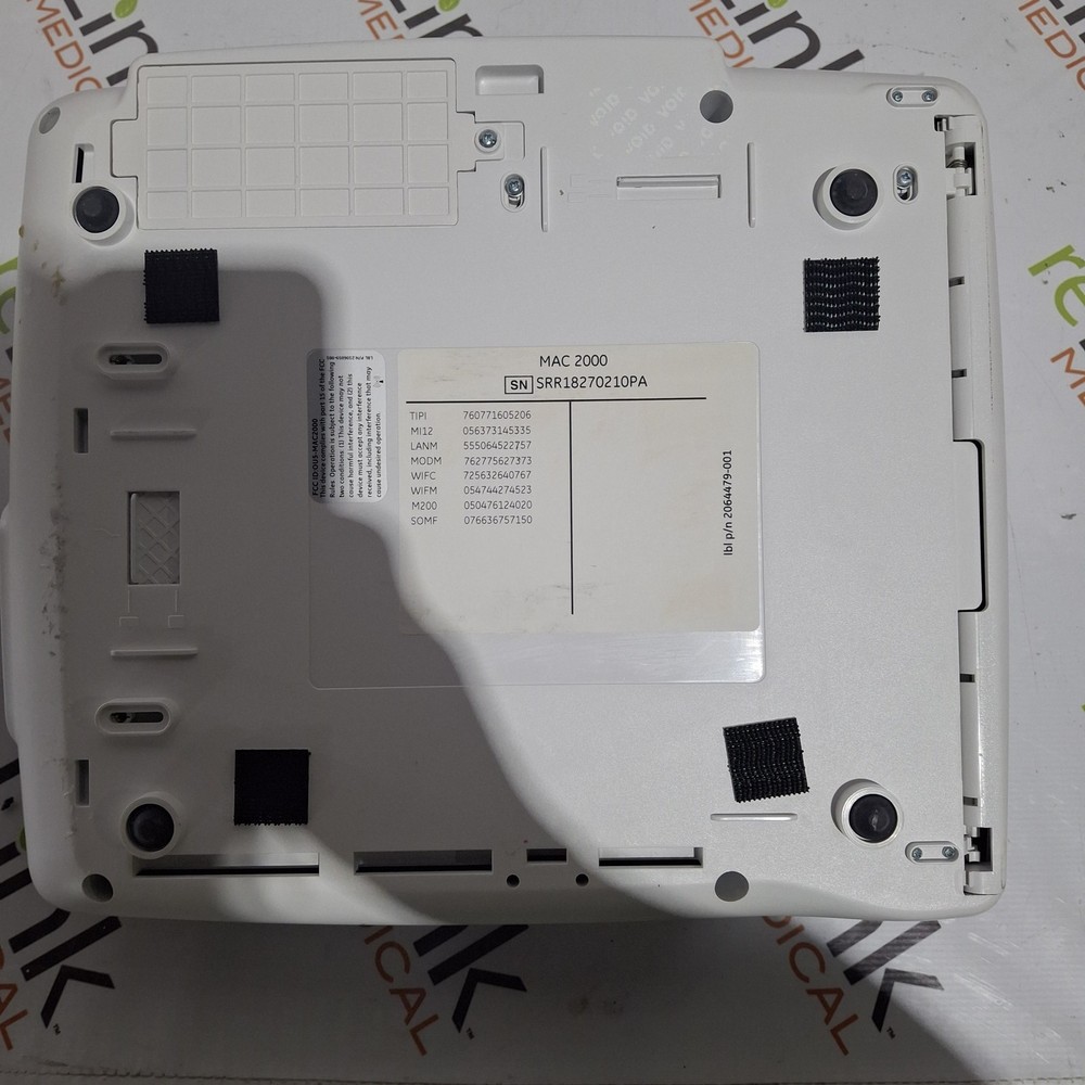 GE Healthcare MAC 2000 ECG