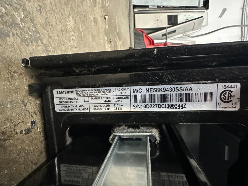 Genuine SAMSUNG Range oven, Relay Board # DE92-03960A