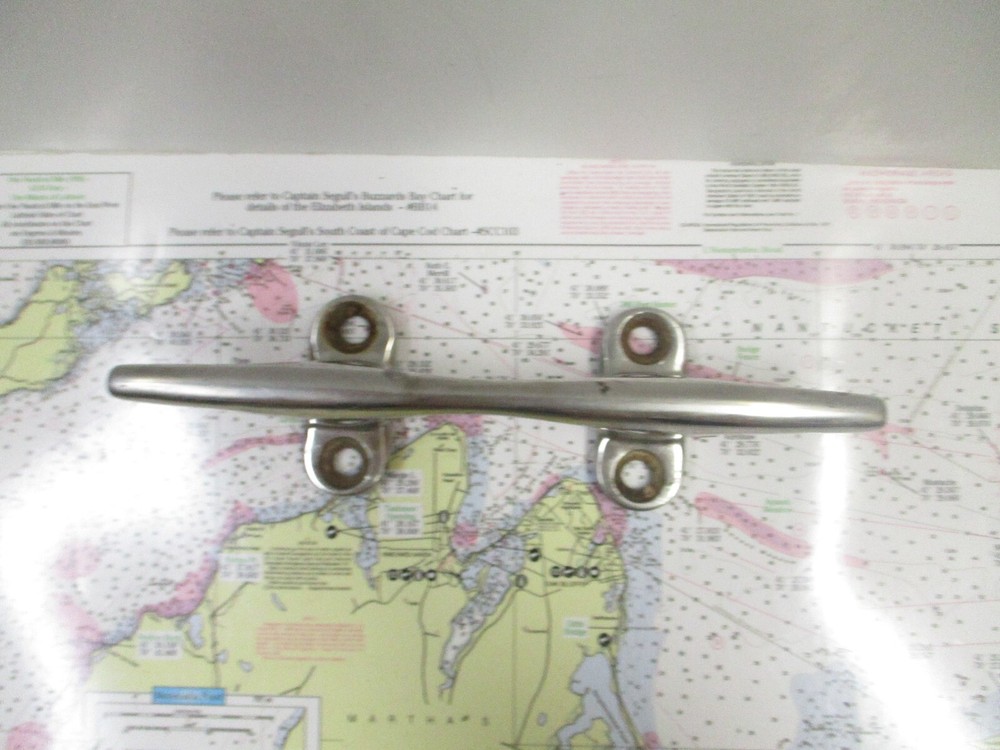 Stainless Steel HD 10" Herreshoff Style Deck Cleat
