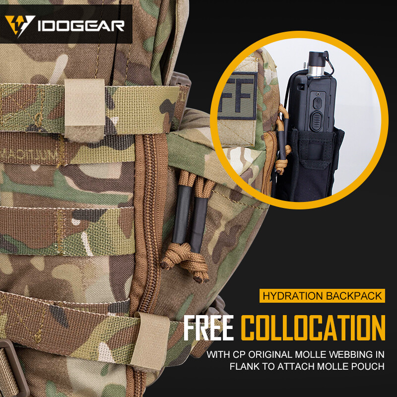 New Hydration Pack Hydration Backpack Assault Molle Pouch Mini Tactical Carrier