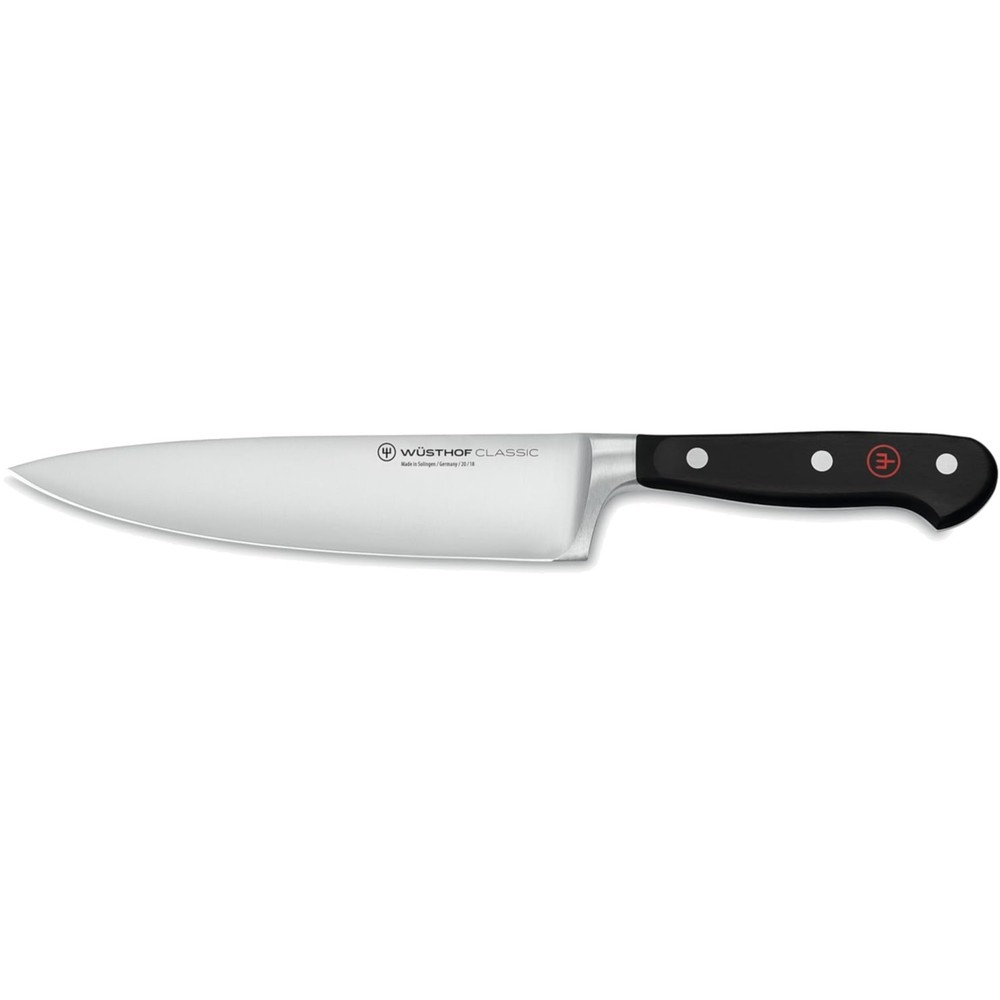 Classic 7" Chef's Knife, Black