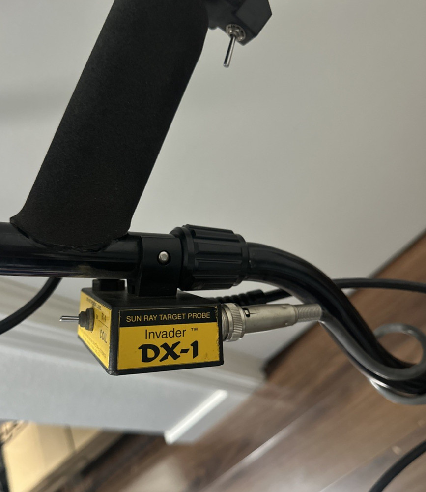 White's MXT E Tracker Metal Detector w Sunray DX-1 Probe & Eclipse DD Coil