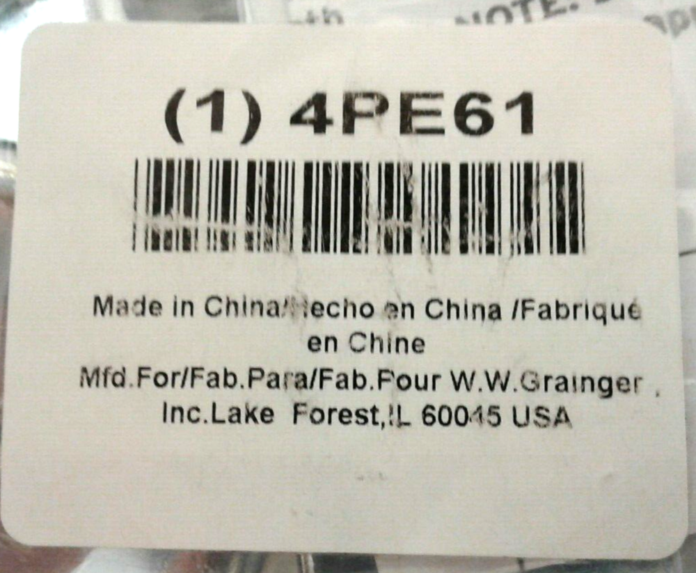 GRAINGER 4PE61 Hanger Door Track