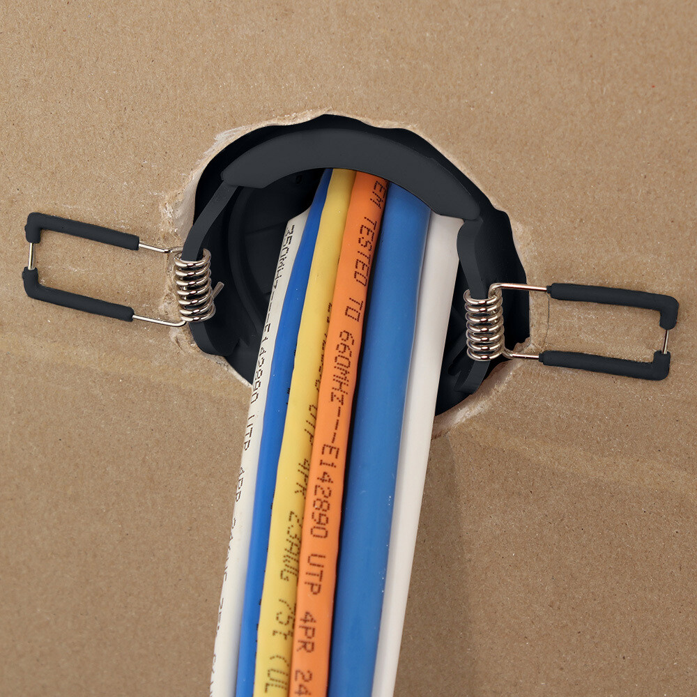 Construct Pro Speedy'Z Spring-Lock Cable Organizer Pass-Through Port (2” ID)