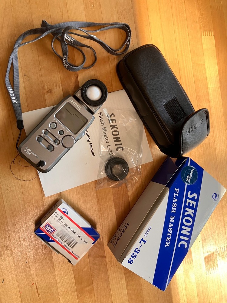 sekonic l-358 flash master light meter
