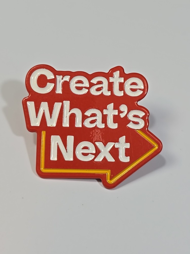Create What's Next Lapel Pin