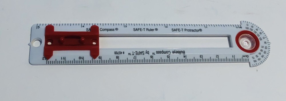 2 Bullseye Compass 4 In 1 Drawing Tool Compass Ruler Inch Centimeters Protractor