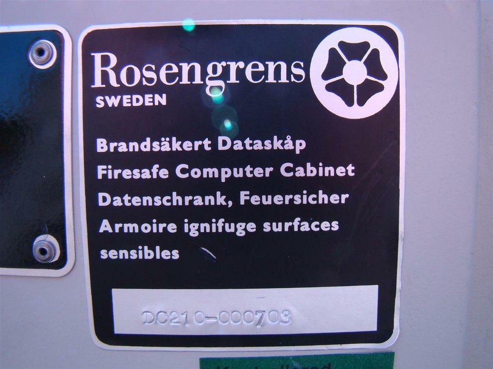 Rosengrens Firesafe Computer Cabinet DC210-000703