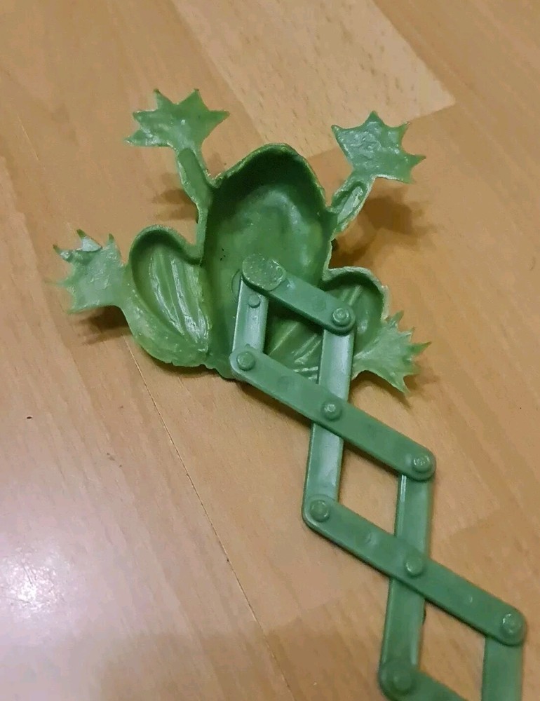 Vintage Soviet Toy JUMPING FROG USSR 1970th