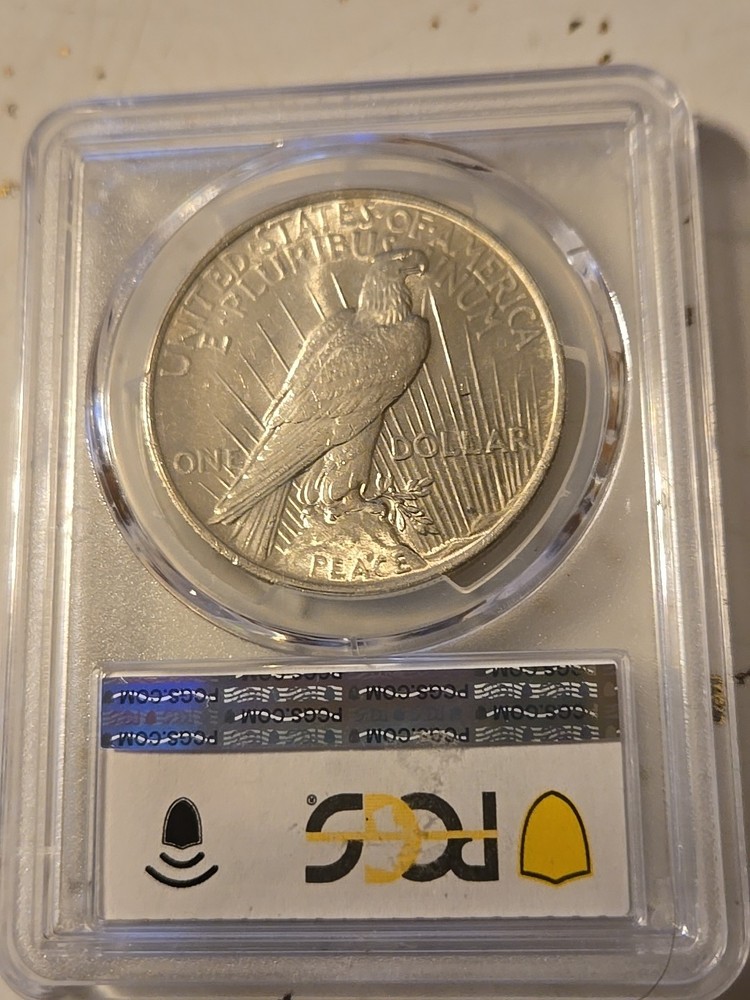 1922 $1 Peace Silver Dollar PCGS MS63