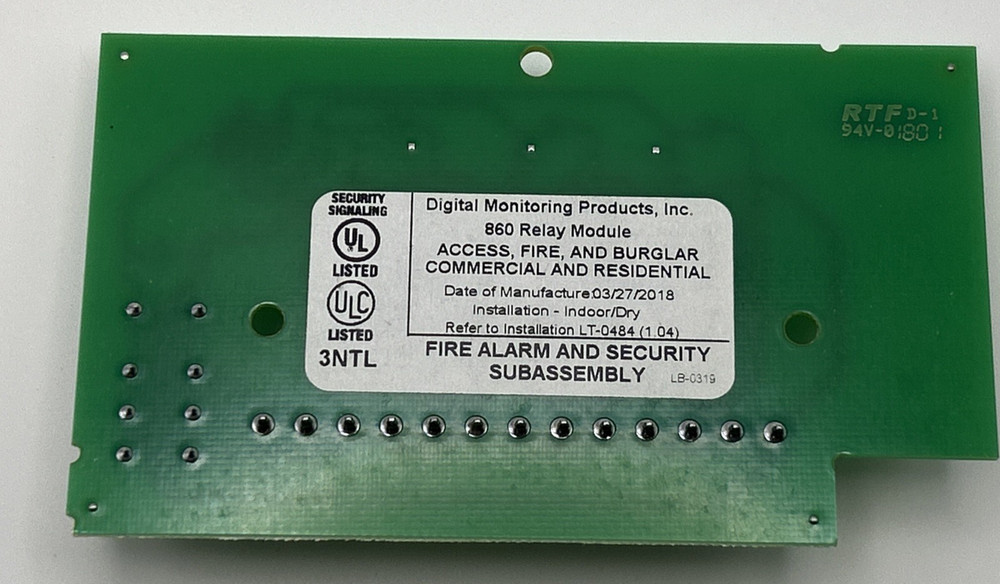 NEW DMP 860 RELAY MODULE with HPK.860