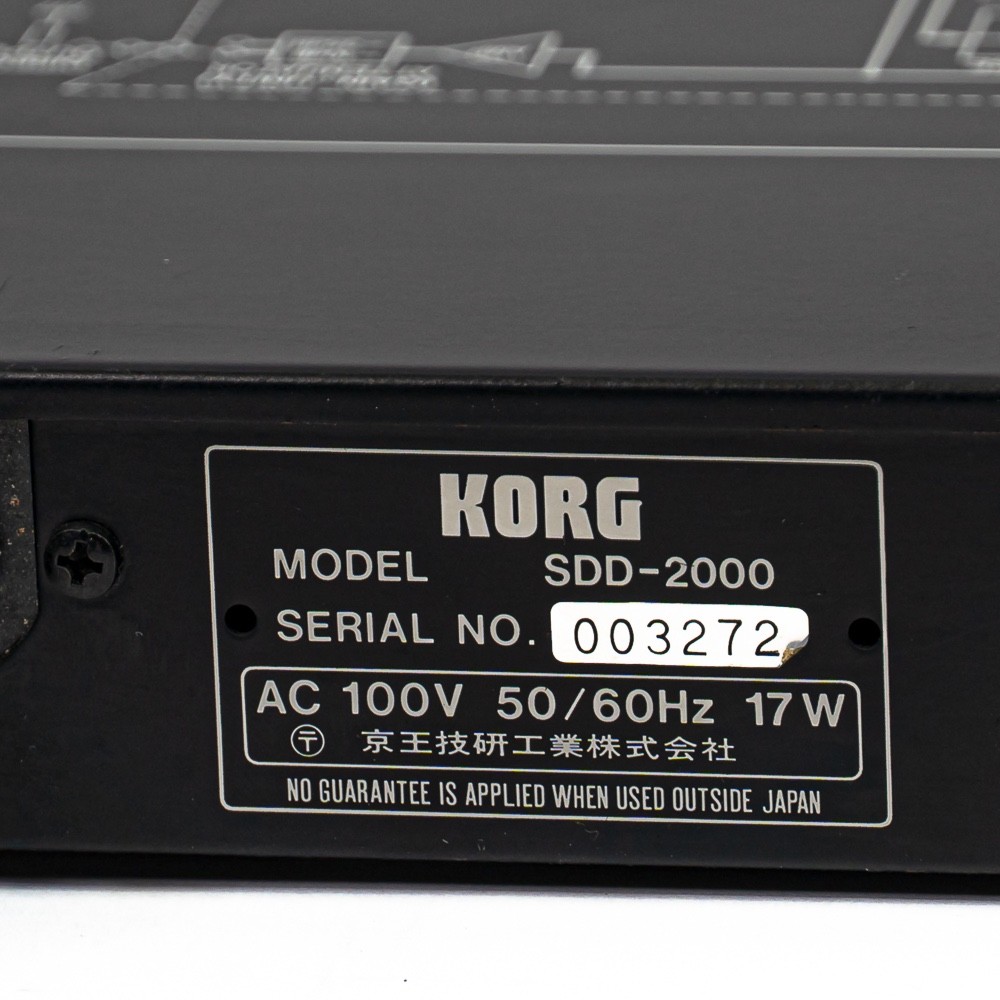 Korg SDD-2000 SDD2000 Sampling Digital Delay Effect Processor Rackmount