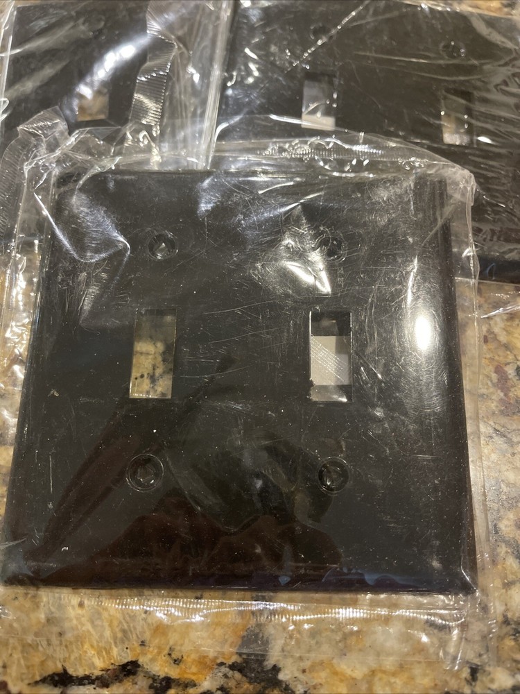 4-Eaton 5139BK Wallplates and Accessories Black
