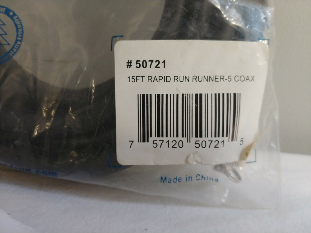 RapidRun / 15FT RAPID RUN RUNNER-5 COAX # 50721