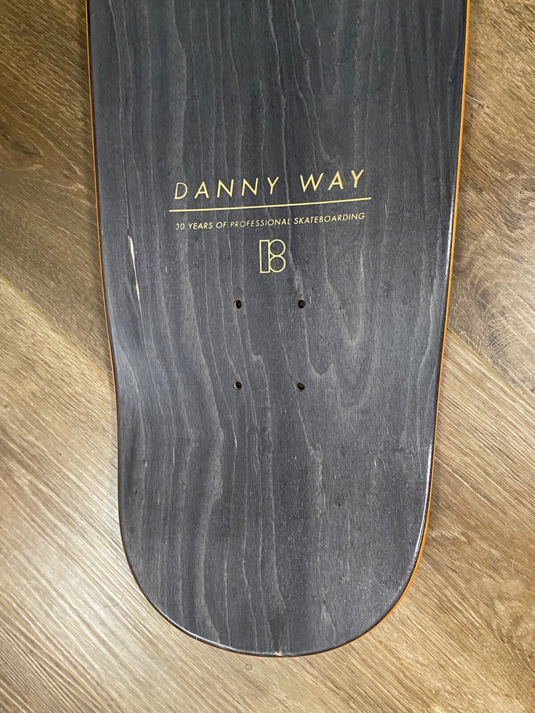 Extremely Rare SIGNED Danny Way Plan B 9.25 Skateboard Deck Autographed Wolf