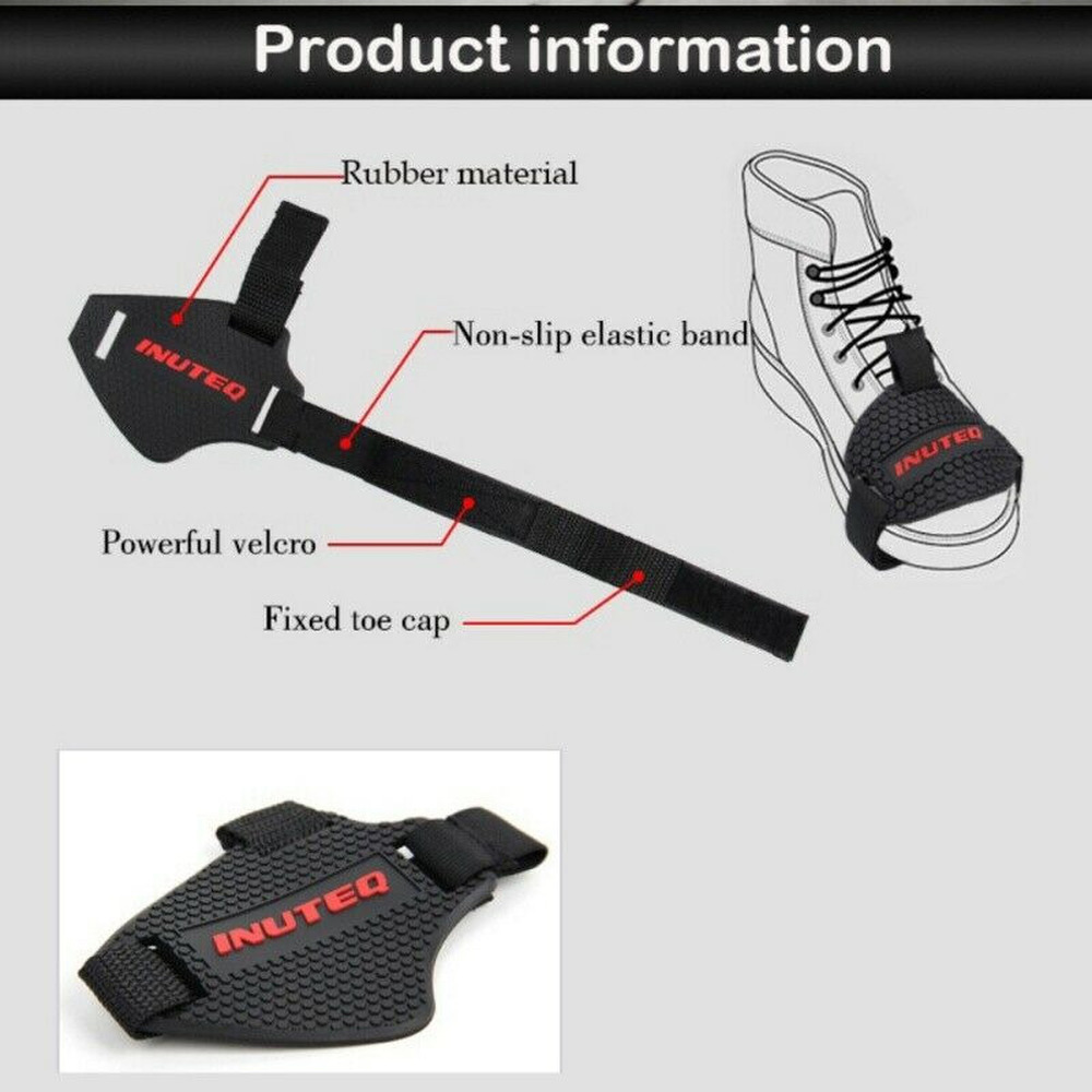 2X Motorcycle Shift Shoe Boot Protector Covers Guard Protective Gear Shifter Pad