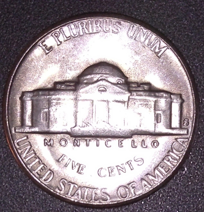 1954-S JEFFERSON NICKEL 5C ,UNCIRCULATED