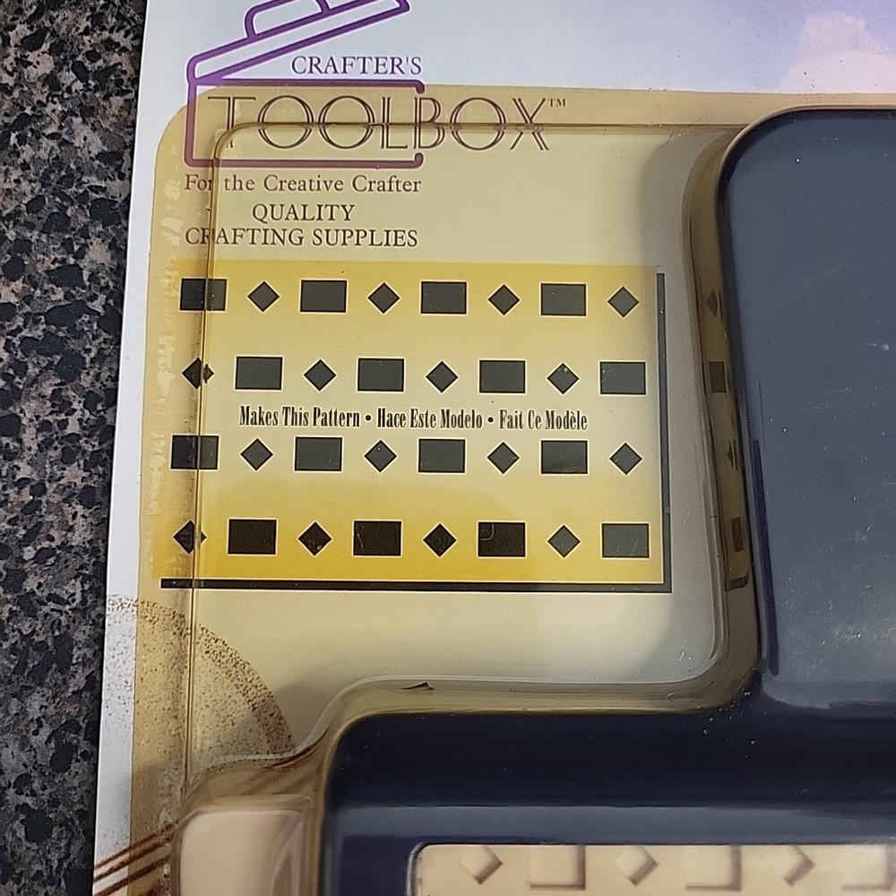 NEW Darice Square & Diamond Shaped Pattern Crimper Tool