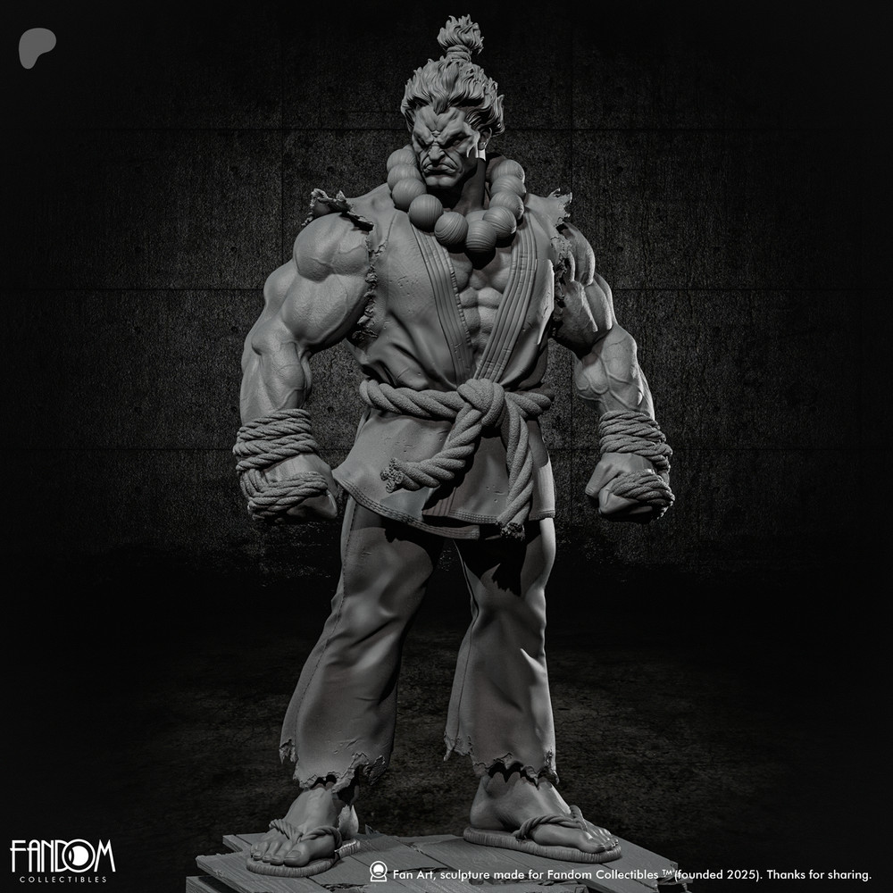 Akuma 3D Print Unpainted/Unassembled